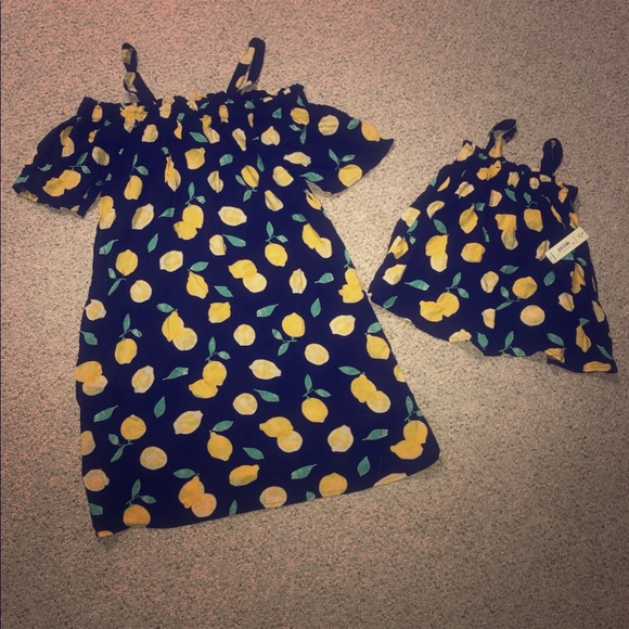 mommy and me lemon dress